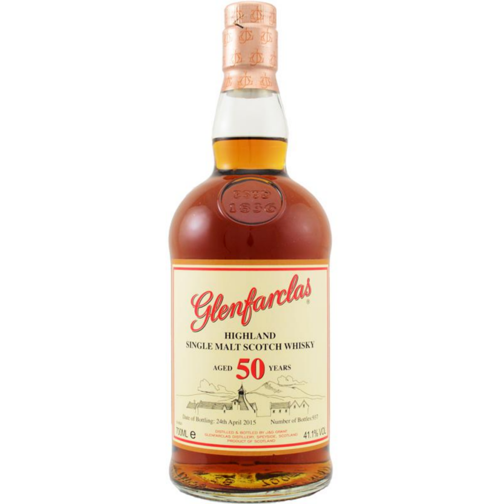 GLENFARCLAS 50 YEAR OLD SINGLE MALT SCOTCH WHISKY 700ML