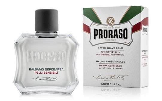 Proraso After Shave Balm Sensitive Green Tea, Oatmeal & Vitamin E (white) 100ml