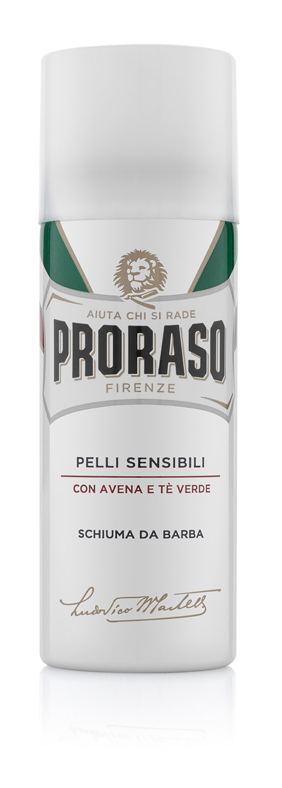 Proraso Mini Foam Green Tea & Oatmeal (white) 50g