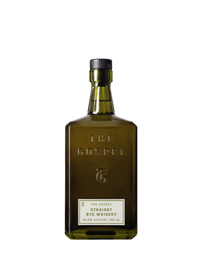 The Gospel Straight Rye Whiskey 700mL 45%