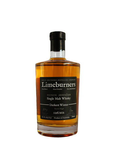 Limeburners Darkest Winter Whisky 700mL 62.4%