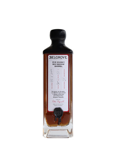 Belgrove Rye Big Smokin' Barrel 500mL 51%