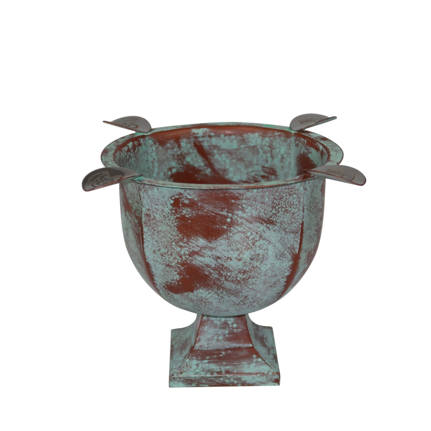 Box Pressed Ashtray Copper Patina