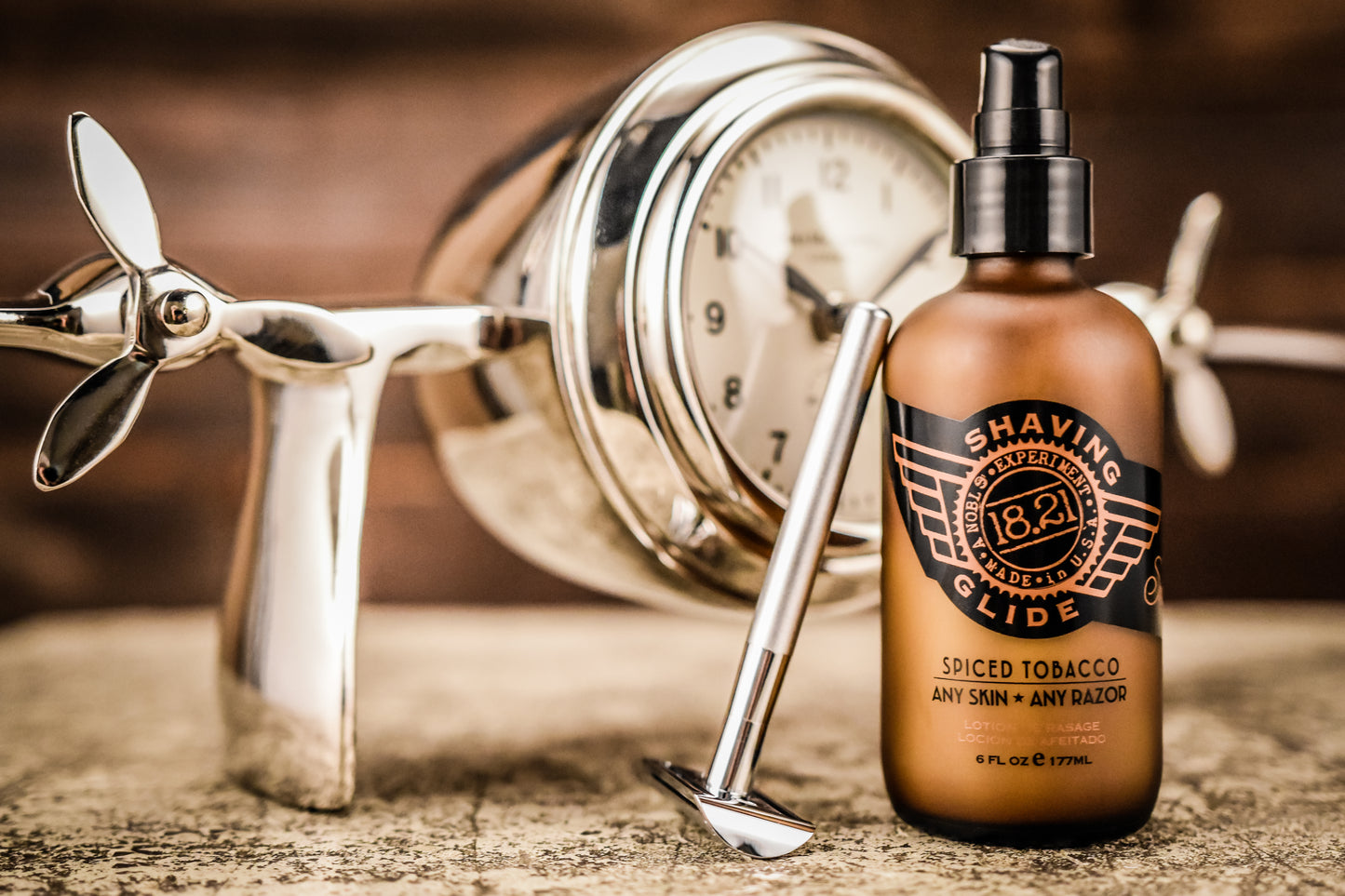 18.21 Man Made Shave Glide 6oz