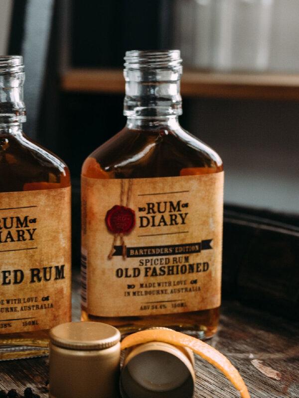 RUM DIARY SPICED RUM OLD FASHIONED FLASK 150ml