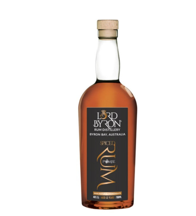 LORD BYRON DISTILLERY 12 YEAR OLD SPICED RUM 700ml