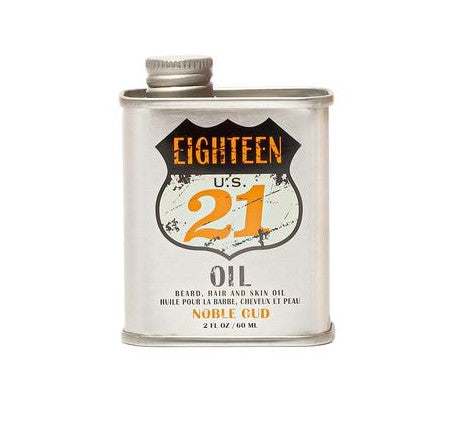 18.21 Man Made Hair and Body Oil Noble Oud NEW 2oz