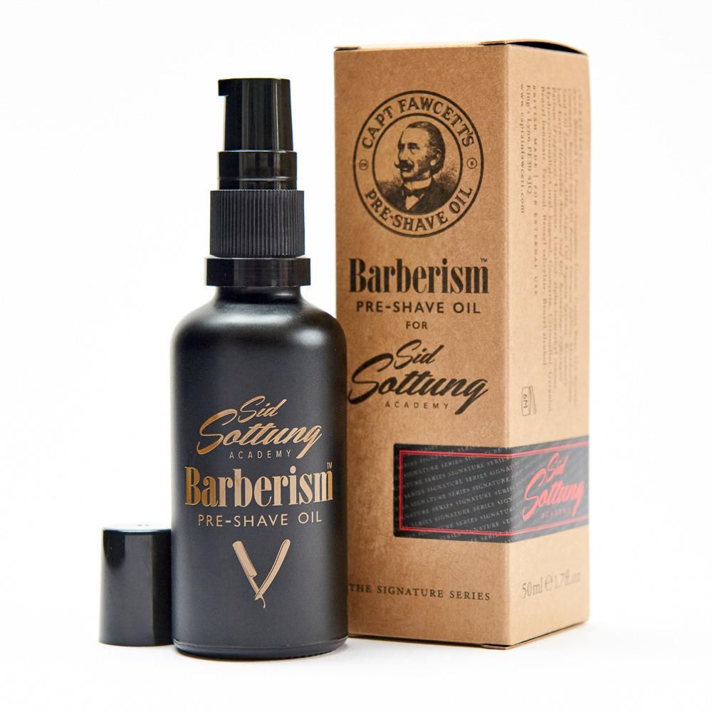 Captain Fawcett Sid Sottung's Barberism Pre-Shave Oil for Sid Sottung Academy 50ml