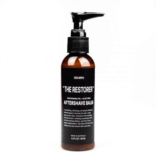 Stag Supply ' The Restorer' Aftershave Balm 125ml - Macadamia Oil and Aloe Vera