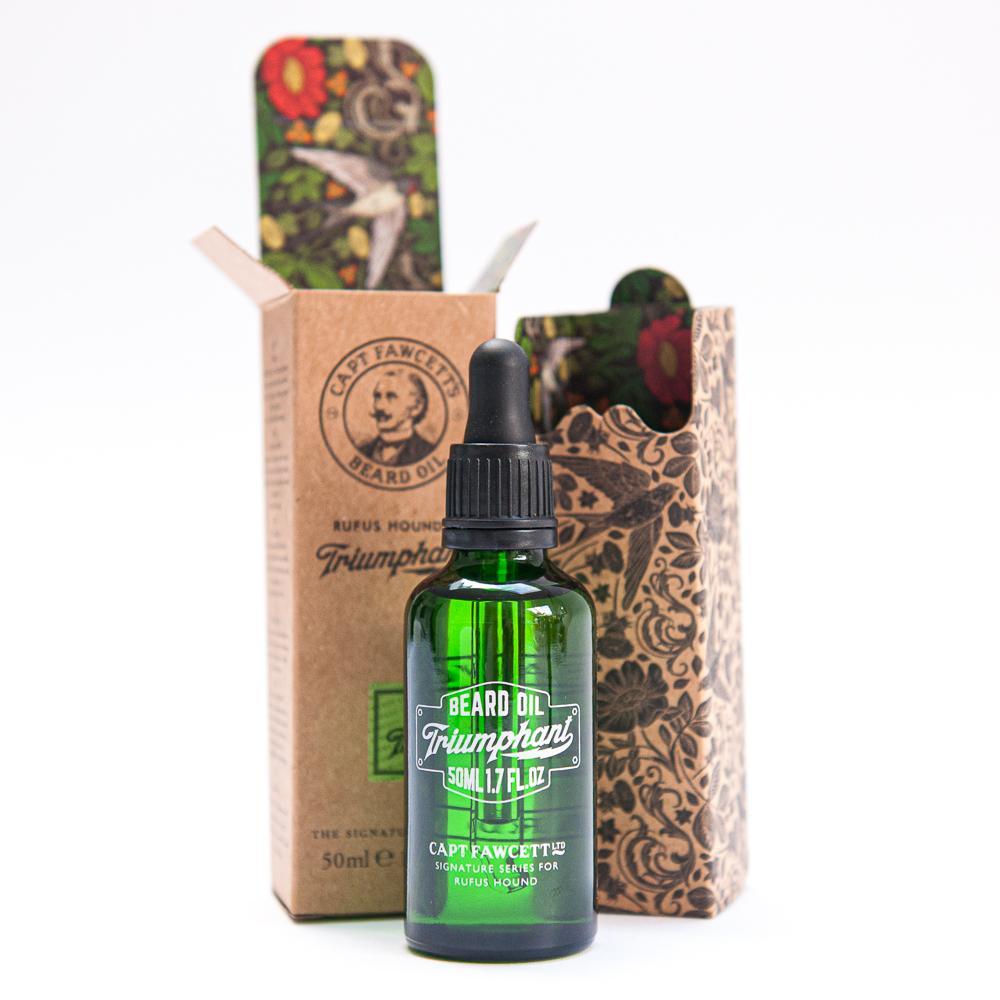 Captain Fawcett Beard Oil Rufus Hounds's Triumphant- NEW 50ml