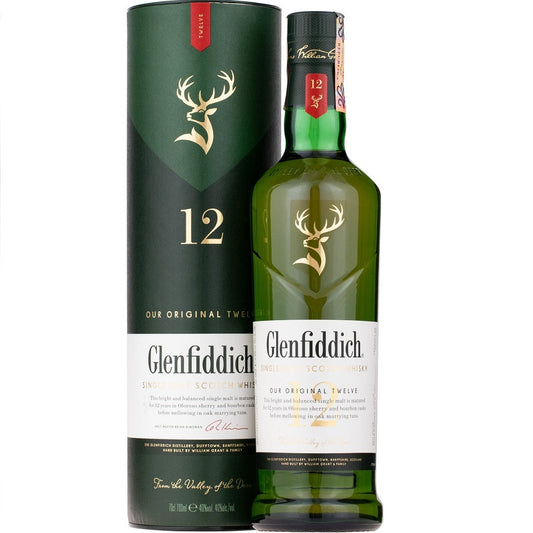 Glenfiddich 12 Year Old Single Malt Scotch Whisky