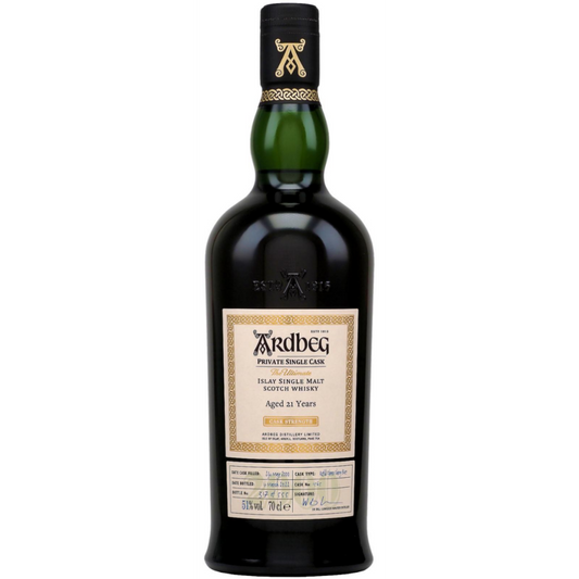 ARDBEG 21 YEAR OLD PRIVATE SINGLE CASK 1565 OLOROSSO 700M