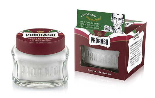 Proraso Pre & After shave cream - Nourish Sandalwood & Shea Butter (Red) - 100ml