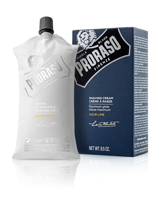 Proraso Shaving Cream Tube Azur Lime Professional Size  275ml