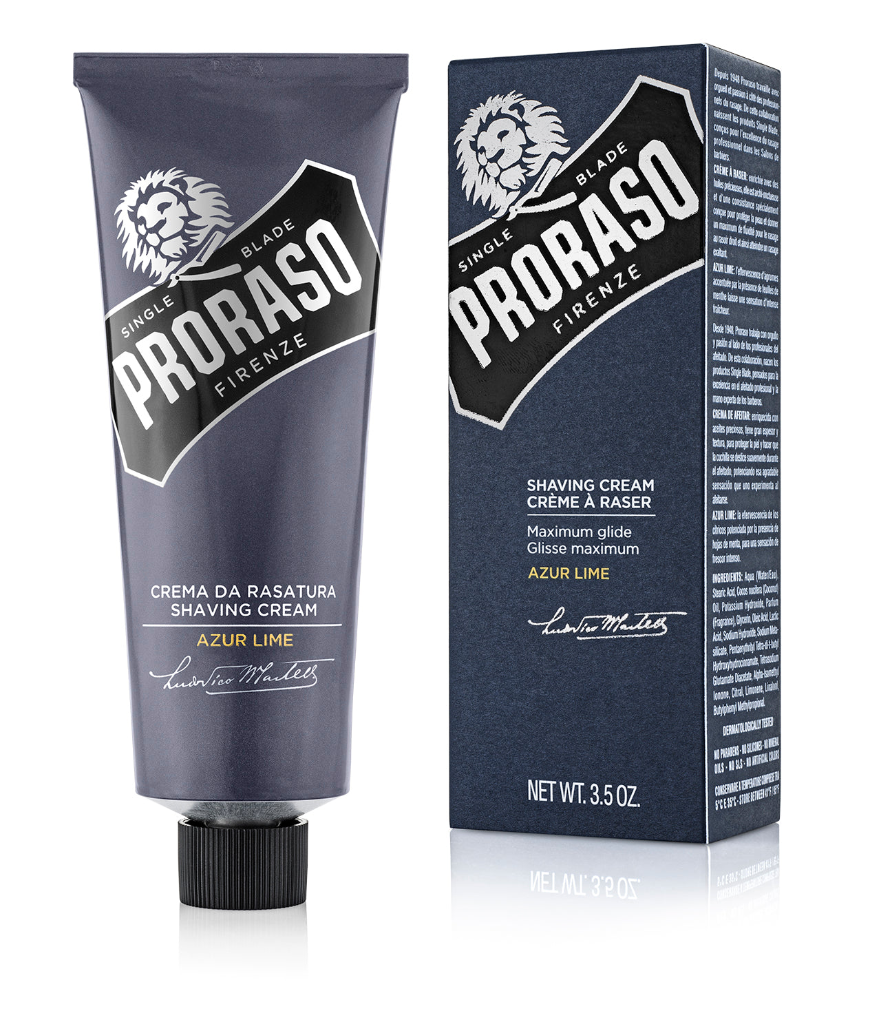 Proraso Shaving Cream Tube Azur Lime  100ml