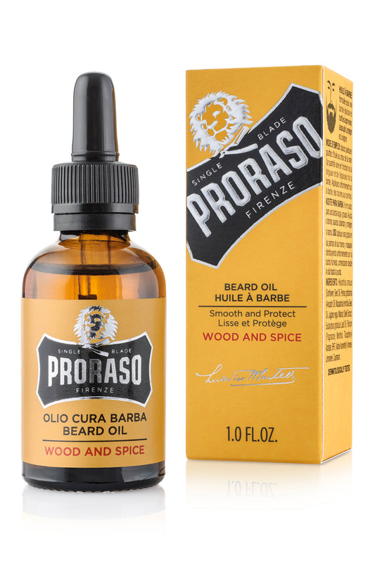 Proraso Beard Oil Wood and Spice 30ml