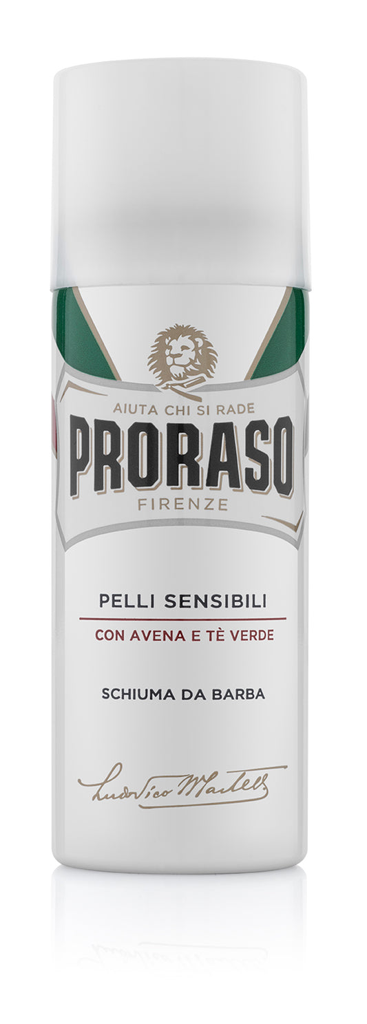 Proraso Mini Foam Green Tea & Oatmeal (white)  50g