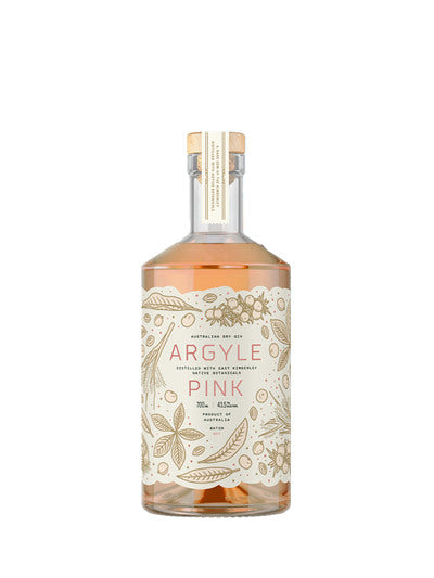 Hoochery Argyle Pink Native Dry Gin 700mL 43.5%