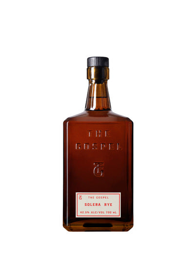 The Gospel Whiskey Solera Rye Whiskey 700mL 42.5%