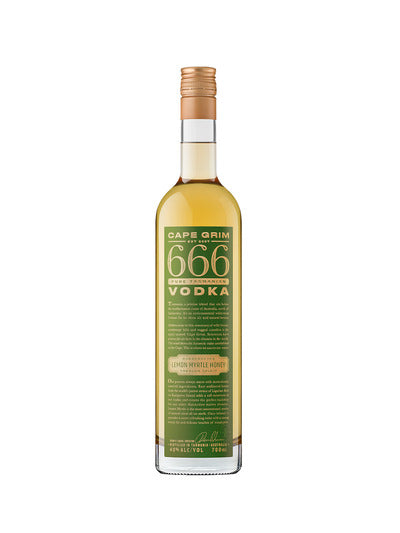 666 LemonMyrtle Honey Vodka 700mL 40%