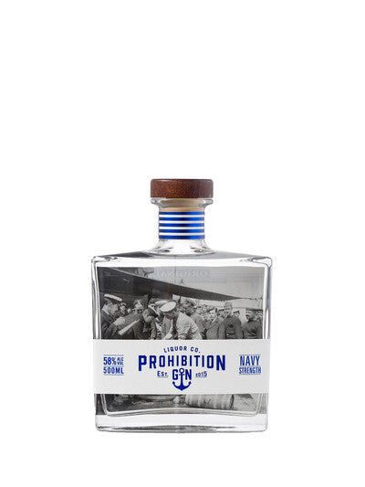 Prohibition Navy Strength Gin 500mL 58%