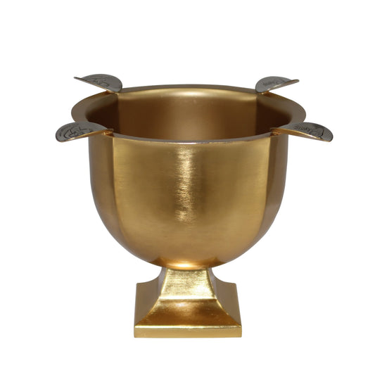 Box Pressed Ashtray Brushed Gold