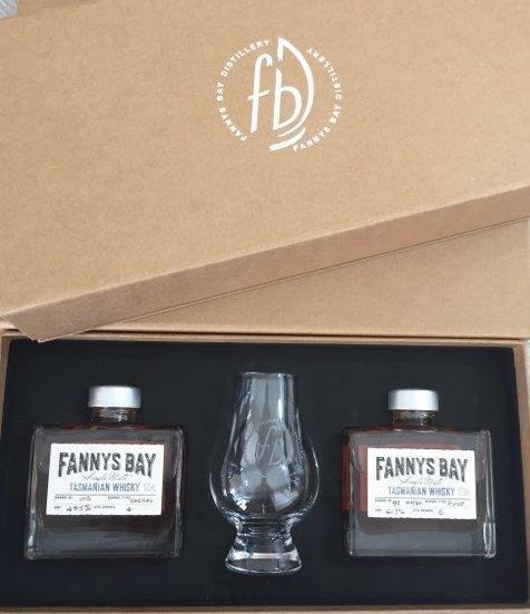 FANNYS BAY GIFT SET (2x100ml + etched Glencairn glass)