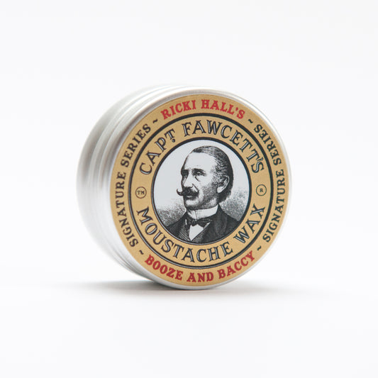 Captain Fawcett Ricki Hall Booze and Baccy moustache wax 15ml