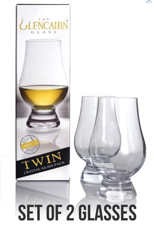 Glencairn Original Crystal Whisky Glass (Qty2 in Twin Gift Box)