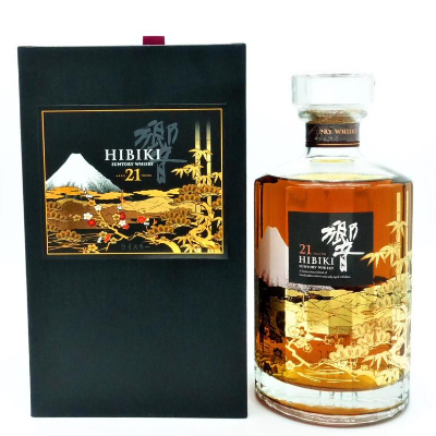 Hibiki 21 Years Old Kacho Fugetsu Edition Japanese Whisky 700ml - RARE COLLECTOR'S ITEM WITH GIFT BOX