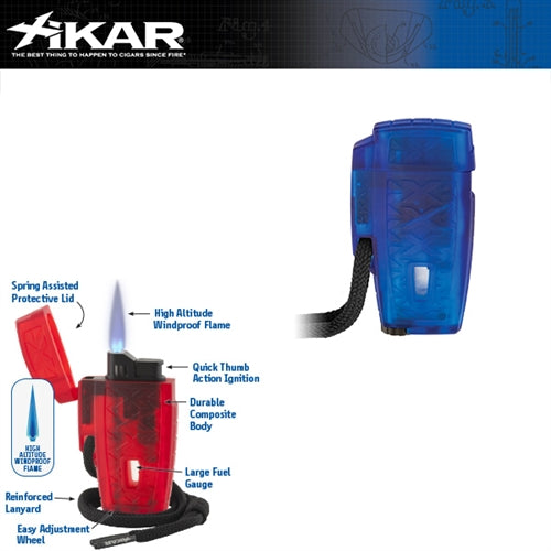 XIKAR® Stratosphere Windproof Lighter COLOR: BLACK