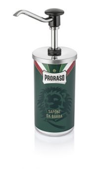 Proraso Shaving cream dispenser with metal pump & plastic cylinder holds 1kg