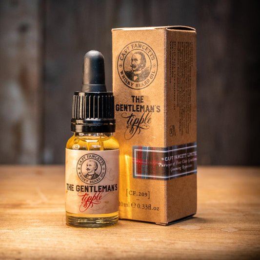 Captain Fawcett Beard Oil The Gentleman's Tipply Whisky Travel - NEW 10ml